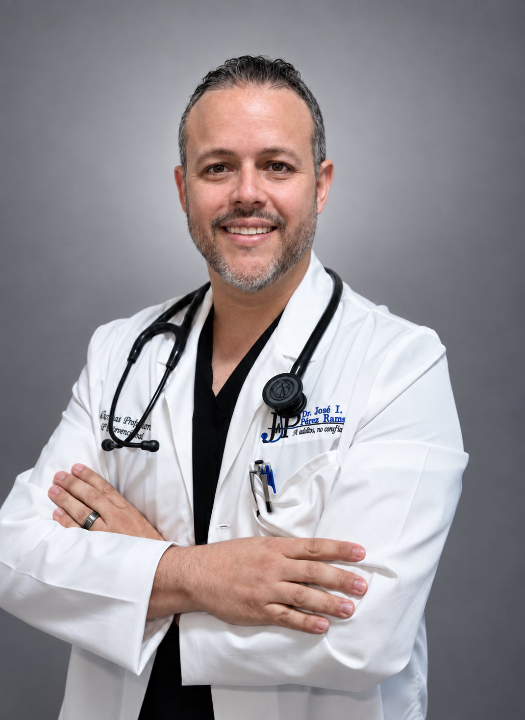 Retrato del Dr. José J. Pérez Ramos, médico y creador de Weight Pocket